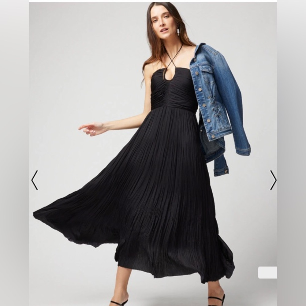 White House black market halter dress